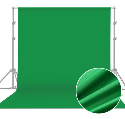 Fondo Verde Para Estudio De Fotografía Profesional 3x3 M