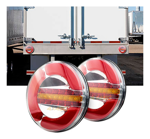 Sinaleira Led Traseira Caminhão Mb 1111 1113 Com Adaptação