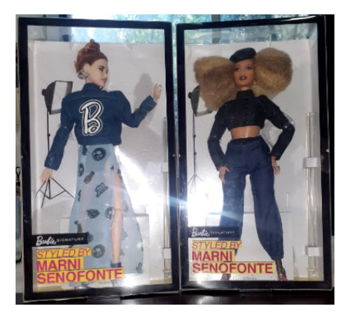 2 Muñecas Barbies Signature Diseñador Marni Senofonte (Usado)