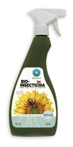 Bio Insecticida Organico Bioterra 100% Natural 600ml