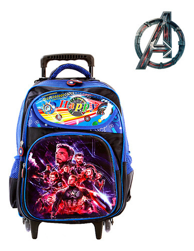 Mochila Escolar Infantil Avengers Ultimato 3d Marvel