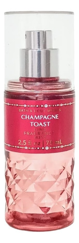 Tostada con champán Bath & Body Works Mini Splash, 75 ml, volumen unitario 75 ml