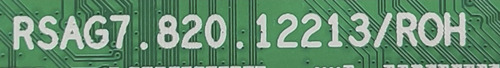 Main Hisense 328145 / Rsag7.820.12213/roh / 328146 / 58r6e3 (Usado)
