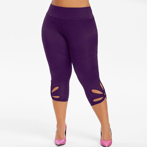 Leggings Casuales Con Cintura A La Moda Para Mujer, Talla Gr