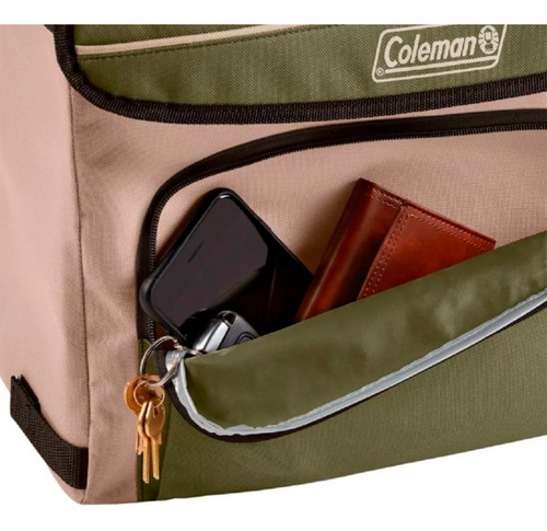 Imagen 5 de 10 de Bolso Termico Oliva 34 Latas Coleman (col70334)