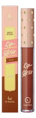 Brillant à Lèvres (lip Gloss) Moment N°3 - Teinte Orange Scintillante, Longue Tenue, Neuf