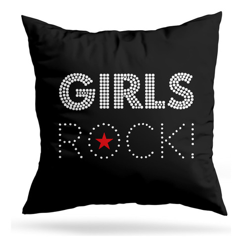 Cojin Deco Girls Rock (d1514 Boleto.store)