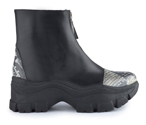 Imagen 1 de 5 de Botitas Botinetas Botas De Mujer De Cuero Nerima - Ferraro