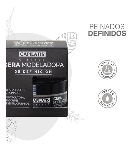 Cera Modeladora De Definición Capilatis C- Style Control 55g