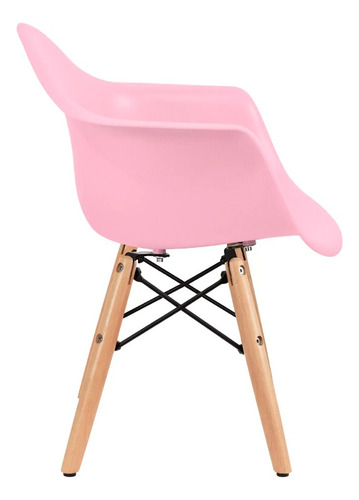 Silla Eames Infantil Con Descansabrazos - Duduk Rosa