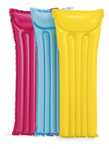 Colchoneta Inflable Intex Colores Lisos