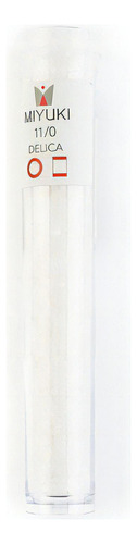 Chaquira Calibrada Cat. 01 Tubo Con 40g No. 11/0 Miyuki Color DB-222 Opal Rainbow Diámetro 1.6 mm