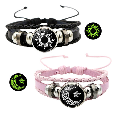 Pulsera Trenzada Con Cuentas Pulsera De Para Parejas Pulsera