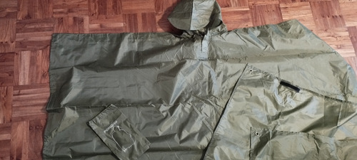 Poncho Impermeable Tipo Militar Refugio 