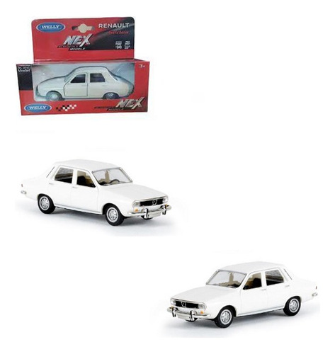 Auto Welly 1:36 Renault 12 Pull Back Original Abre Puerta 