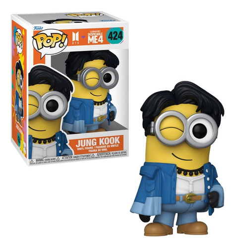 Boneco Funko Pop! Bts X Meu Malvado Favorito 4 Jung Kook