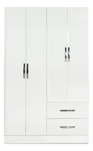 Ropero Family Muebles Maximo 64000 4p Blanco