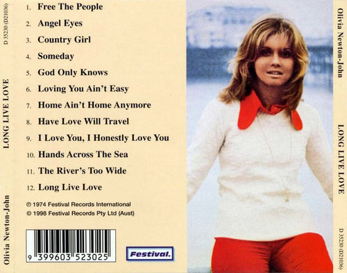 Cd Olivia Newton-john - Long Live Love (austrália) - Lacrado
