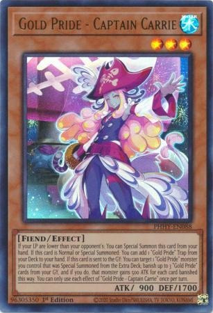 Yugioh! Gold Pride - Captain Carrie - Phhy (ultra Rare)