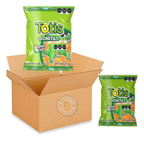 Totis Donitas Sal Y Limón 2 Pack Con 25 Pzas C/u