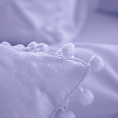 Edredon Con Fundas Decorativas Para Almohadas Color Morado