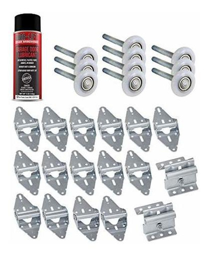 Garage Door Lube Roller Hinge Tune Up Service Kit For