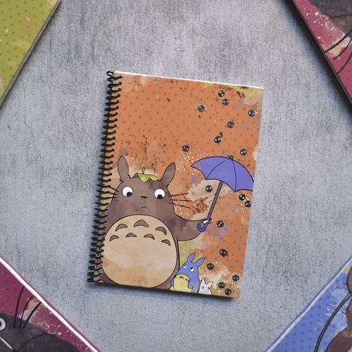 Cuaderno A5 Tapa Dura Liso Totoro Gastovic Anime Store