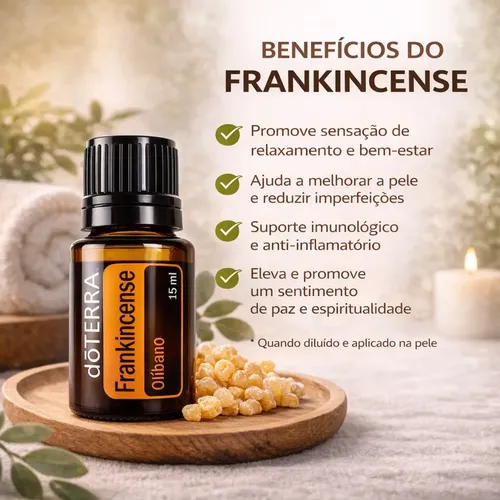 Doterra Frankincense Olíbano Óleo Essencial 15ml Original