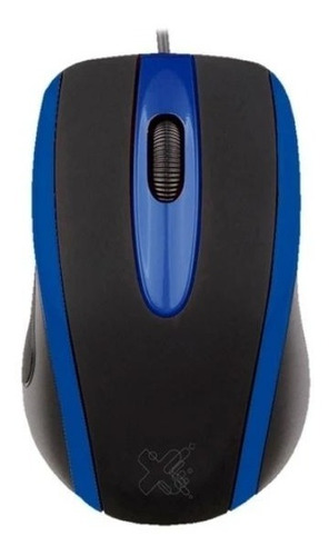 Mouse Óptico Maxprint Techzone Preto E Azul - 6013911