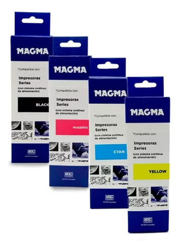 Tinta Compatible Epson Serie L Pack X4