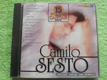Comprar Eam Cd 15 Pistas Para Cantar Como Camilo Sesto 2001 Karaoke