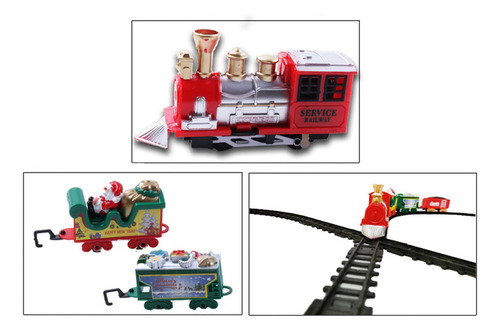 Juego De Tren De Navidad Retro, Decoración De Árbol De