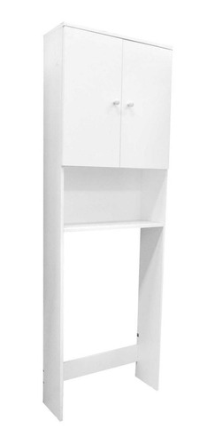 Mueble Sobre Inodoro Dielfe Blanco Guarda Toallas 2 Puertas