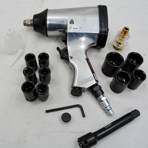 Imagen 7 de 7 de Kit Llave De Impacto Neumatica Semipro 1/2pul + Garantia