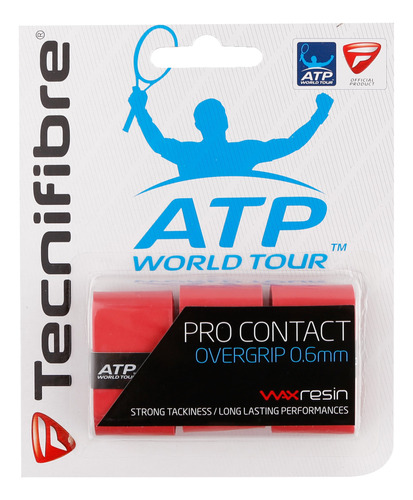 Tecnifibre Pro Contacto Overgrip 3 Pack Tenis Procontact3pk