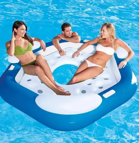 Sillon Inflable Gomon Isla X 3 Bestway 43111 Para 3 Adultos
