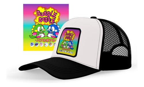 Gorra Trucker Bubble Bobble Arcade Game Retro 01