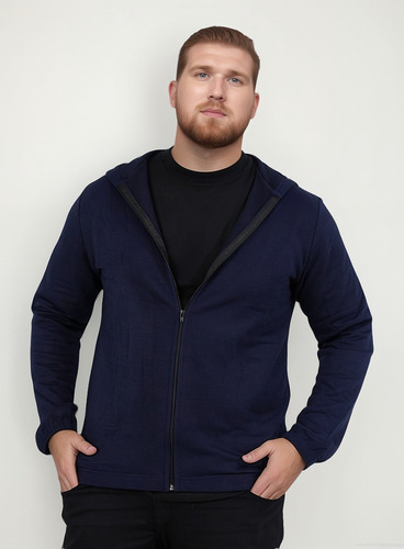 Jaqueta Casaco De Frio Masculino Com Capuz Plus Size G1 A G3