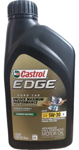Castrol Edge Euro Car 5w30 Api Sp - 1 Cuarto