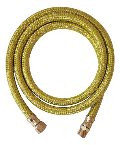 Imagem 5 de 6 de Kit Instalação Gás Encanado Mangueira 80cm + Adaptador