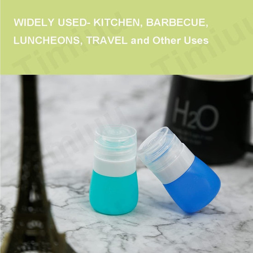 Botellas De Aderezo Para Ensaladas Timiuu Con Cepillo De Lim