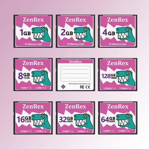 Zenrex Tarjeta De Memoria Compactflash De 64 Gb, 2 Unidades,