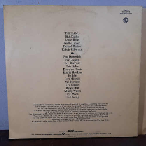Imagem 3 de 10 de Vinil Lp The Band The Last Waltz Álbum Triplo Com Encartes