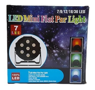 Imagen 8 de 9 de 2 Cañon De Leds 18x1 Audioritmico Dmx Automatico Luz Par18