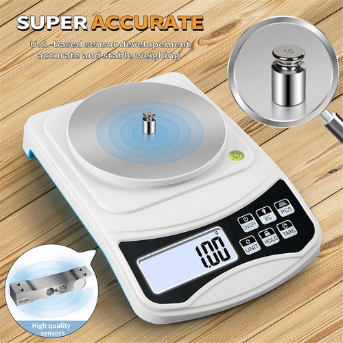 Báscula Digital De Laboratorio, Escala C, 1000 G, Precisión