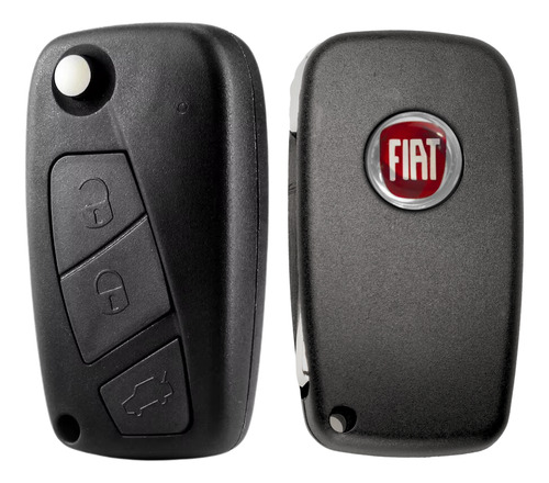 Chave Canivete Completa Fiat Stilo Linea Punto Idea 3 Botões