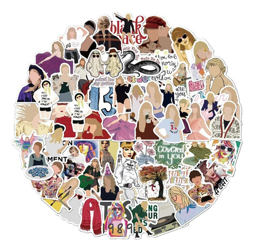 Stickers/pegatinas/calcomanías De Taylor Swift 30pzs Al Azar