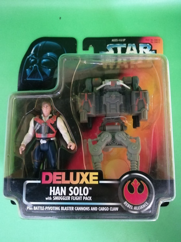 Star Wars Figura Deluxe Han Solo Smuggler Flight Pack Empsw
