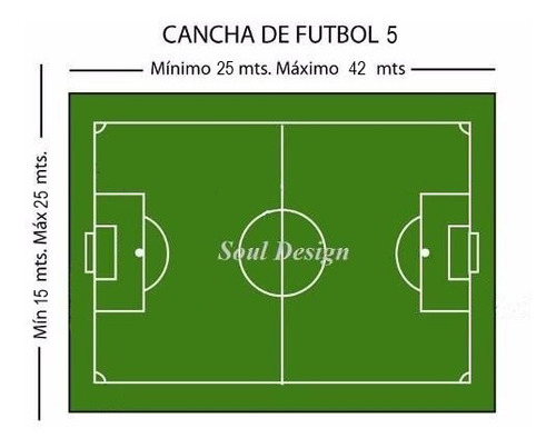 Imagen 5 de 9 de Cesped Sintetico Blanco 50mm Cancha Futbol Cesped Premium