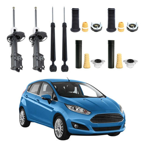 Kit 4 Amortecedor New Fiesta 2016 2017 2018 Monroe + Kit